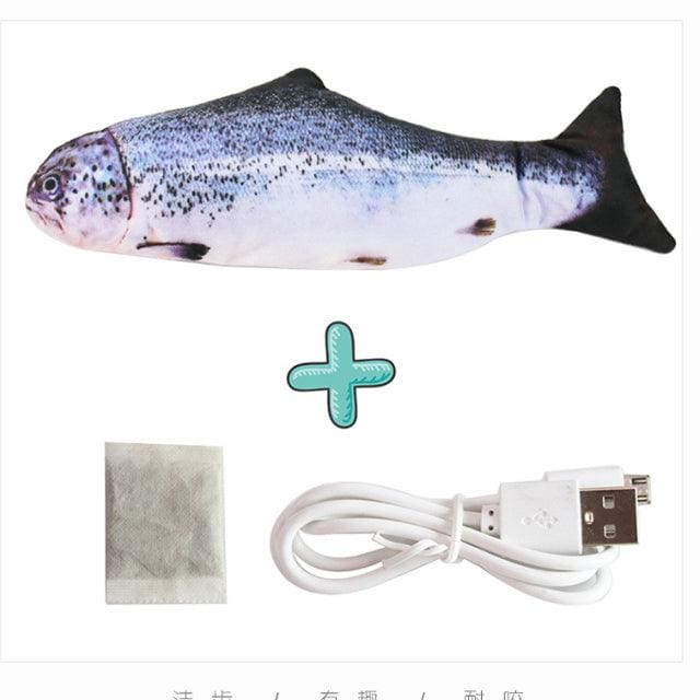 Cats USB Charger Interactive Toy Fish - Wowza Toko