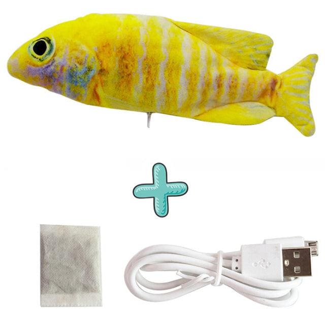 Cats USB Charger Interactive Toy Fish - Wowza Toko