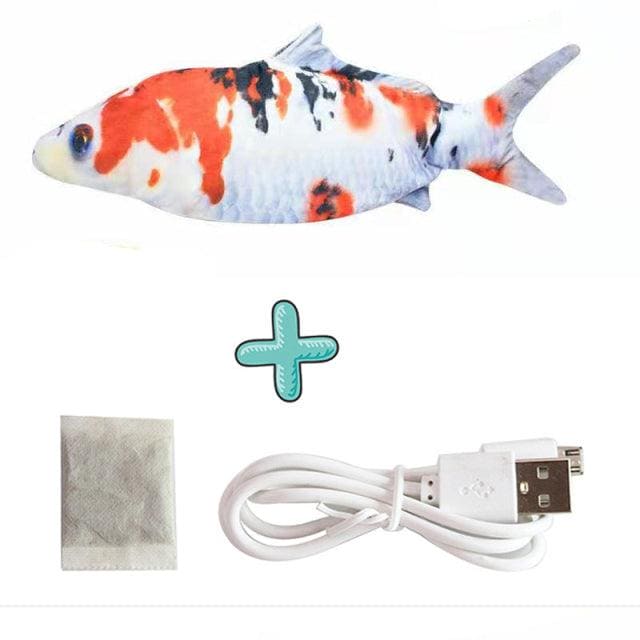 Cats USB Charger Interactive Toy Fish - Wowza Toko