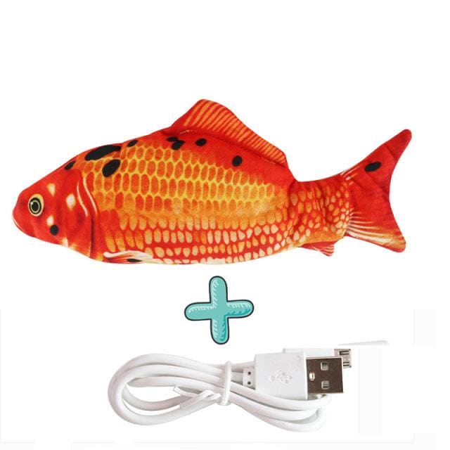 Cats USB Charger Interactive Toy Fish - Wowza Toko