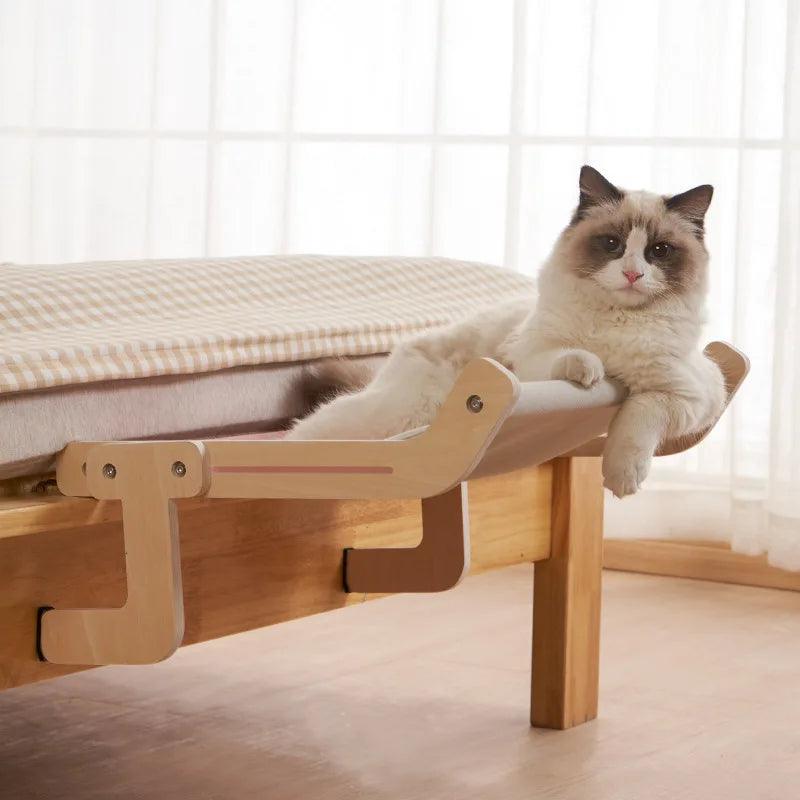 Wooden Pet Cat Hammock - Wowza Toko